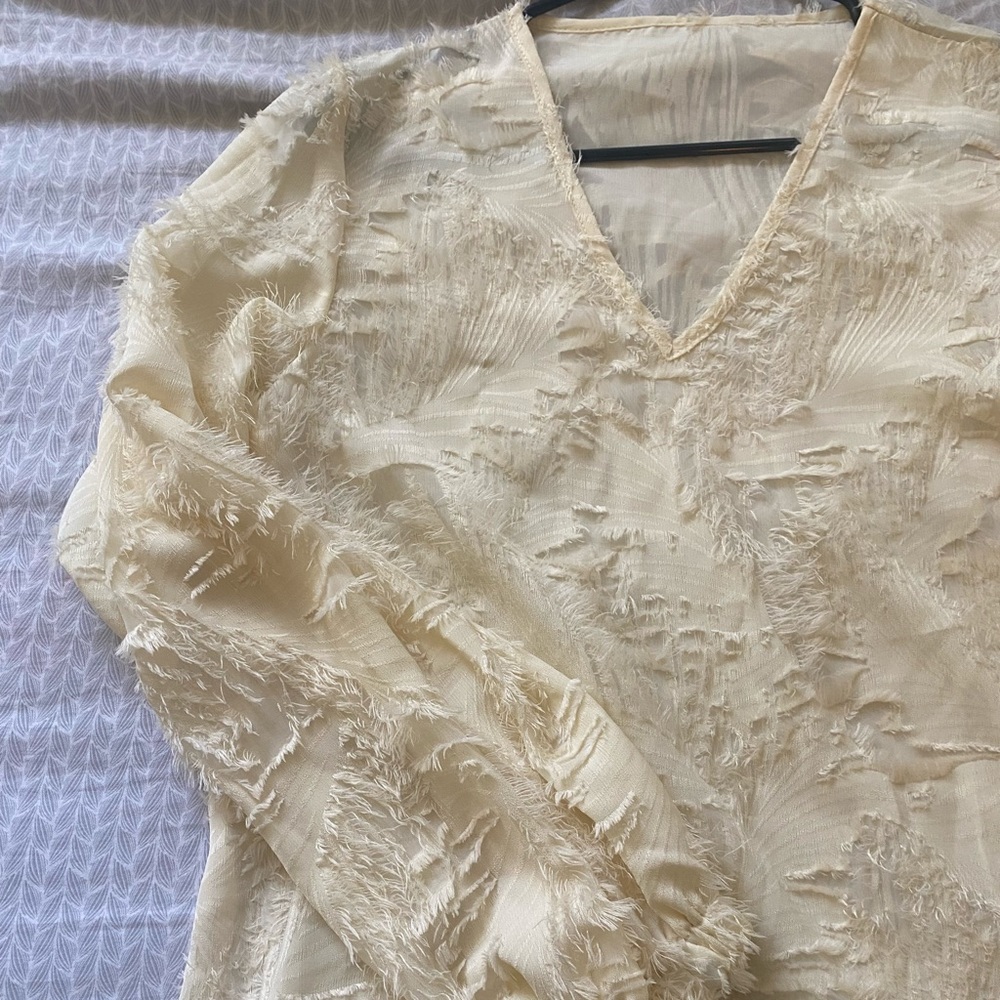 Feathery Blouse